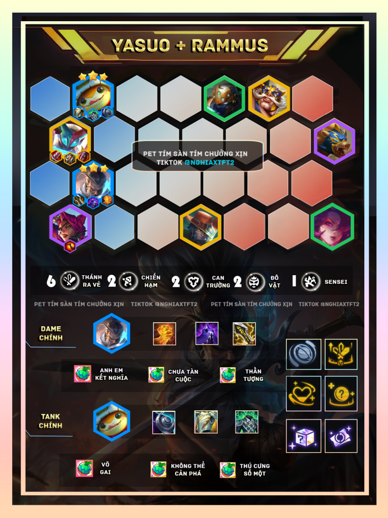 đội hình yasuo rammus tft 15.4