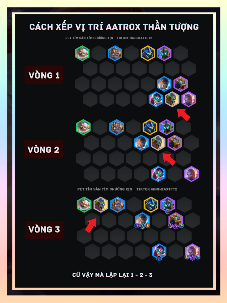 cách xây đội hình aatrox thần tượng tft