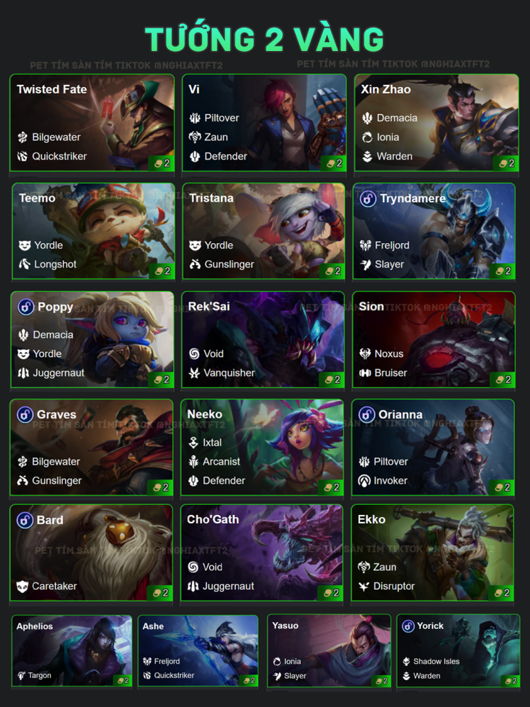 tướng tft mùa 16