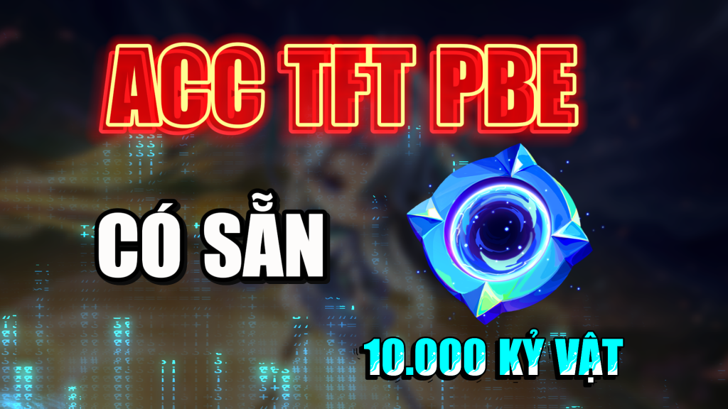 acc TFT pbe - shop tft