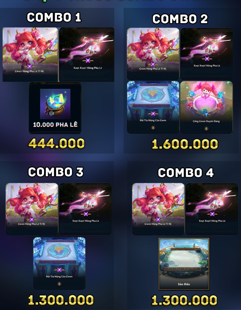 acc gwen hồng pha lê