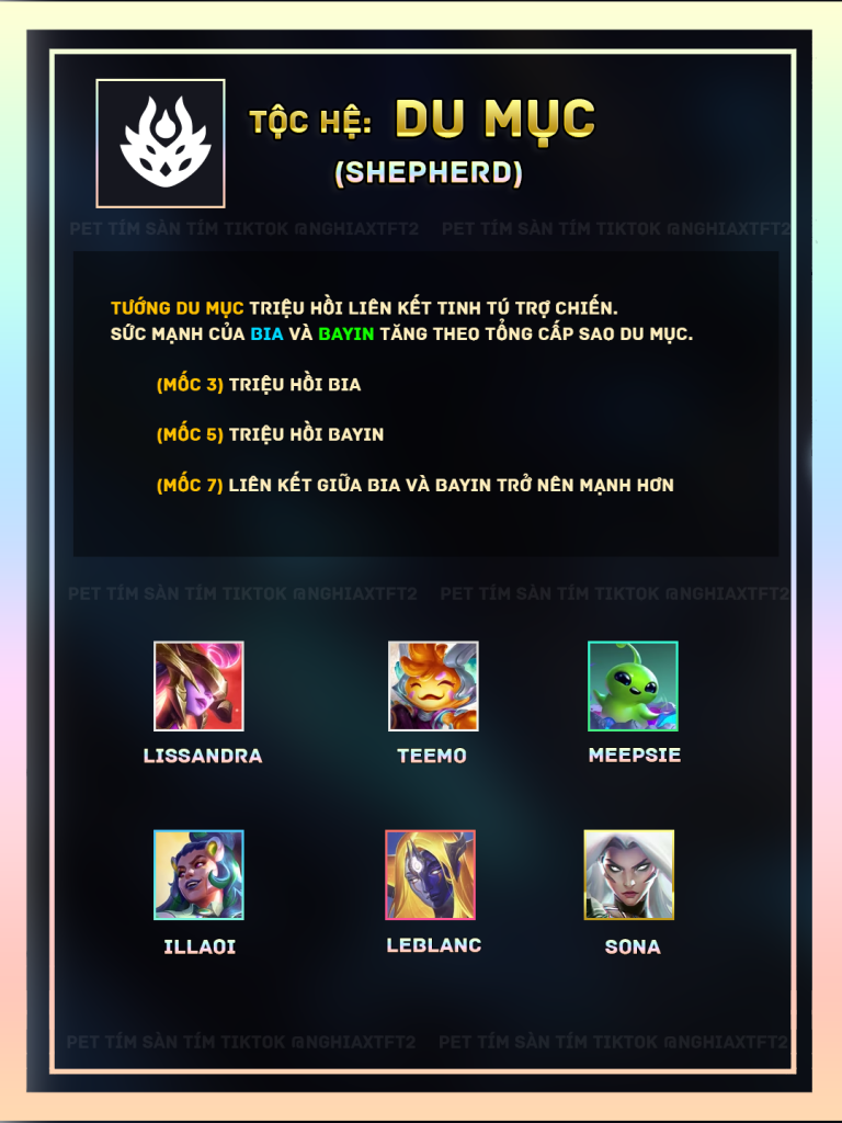 tộc hệ du mục tft mùa 17