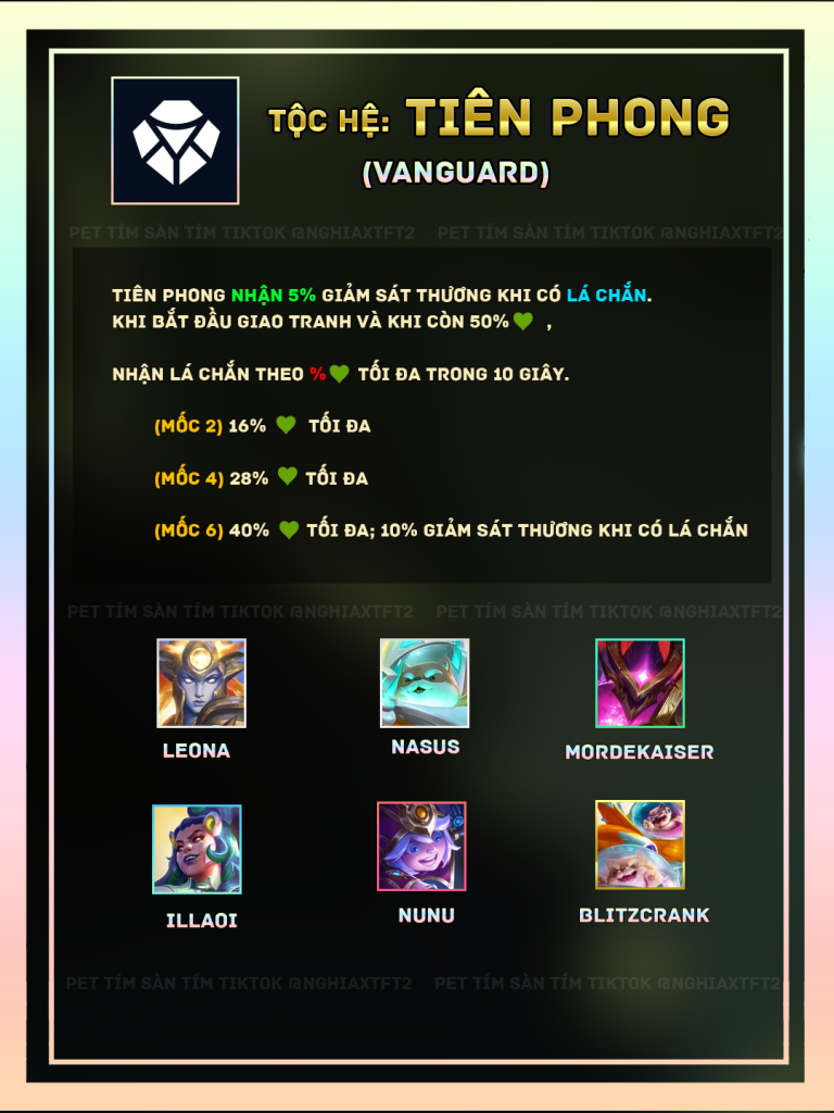 tộc hệ tiên phong tft mùa 17