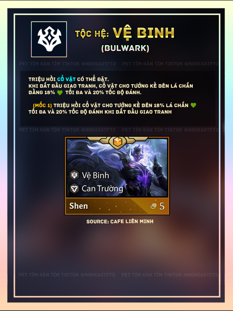 tộc hệ vệ jbinh tft mùa 17