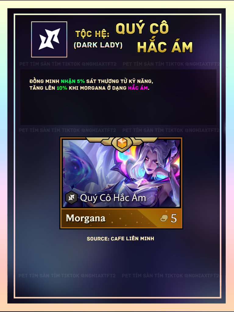 tộc hệ quý cô hắc ám tft mùa 17