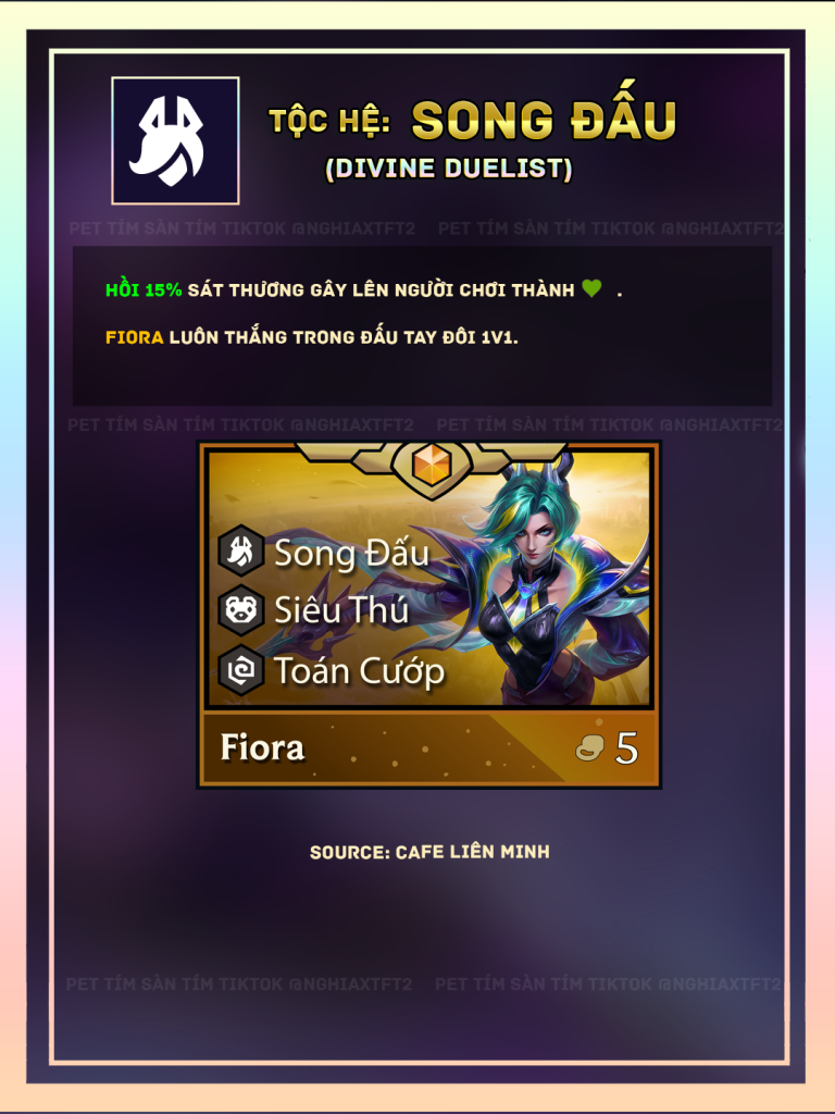 tộc hệ song đấu tft mùa 17