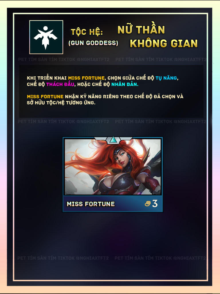 tộc hệ nữ thần không gian tft mùa 17