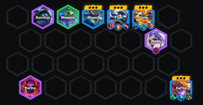 Cách Xây Đội Hình Fizz Kai’sa Reroll TFT Mùa 17